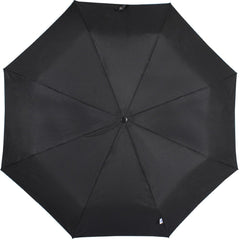 John's 545mm Auto Open and Close 3 Fold Black Umbrella