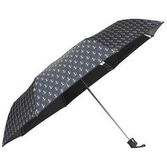 Johns 3 Fold Mannual Open Anchor and Symbols Print Rain & Sun Umbrella 545mm Size (ANSY 4)