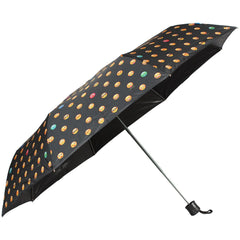 Johns 3 Fold Mannual Open Smiley Print Rain & Sun Umbrella 545mm Size ANSY 8