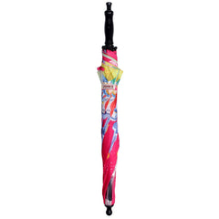 JOHNS BLAST SINGLE FOLD 485MM KIDS UMBRELLA WITH PRINCESS PRINT AND WATERGUN