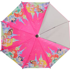 JOHNS BLAST SINGLE FOLD 485MM KIDS UMBRELLA WITH PRINCESS PRINT- 3 AND WATER GUN