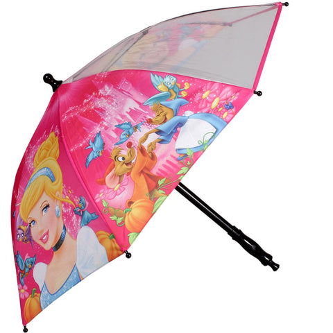 JOHNS BLAST SINGLE FOLD 485MM KIDS UMBRELLA WITH PRINCESS PRINT-4 AND WATER GUN