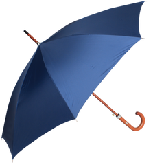 John's  Woodking  Auto Open  Straight Fold Mono Colour Umbrella-610 mm