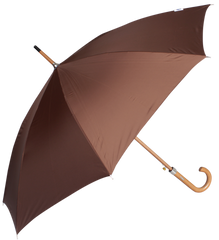 John's  Woodking  Auto Open  Straight Fold Mono Colour Umbrella-610 mm