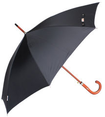 John's  Woodking  Auto Open  Straight Fold Mono Colour Umbrella-610 mm